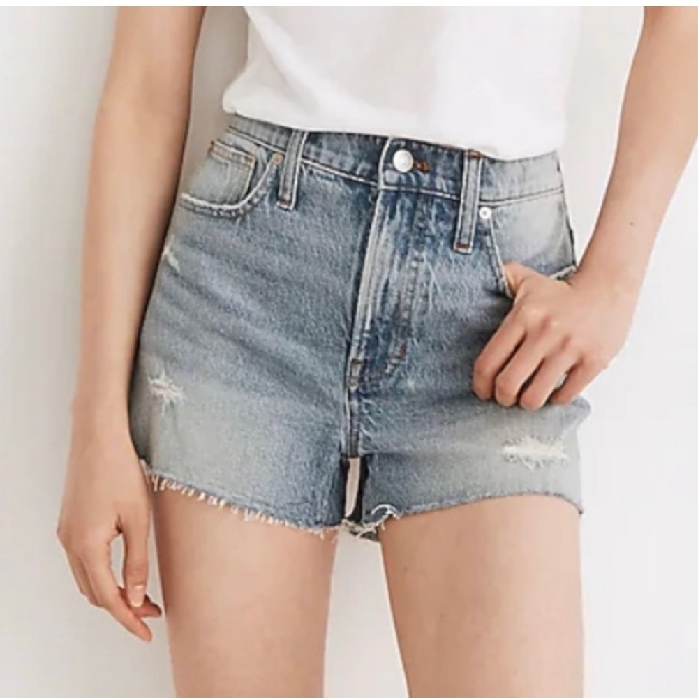 Madewell The Perfect Jean Short in Snyder Wash